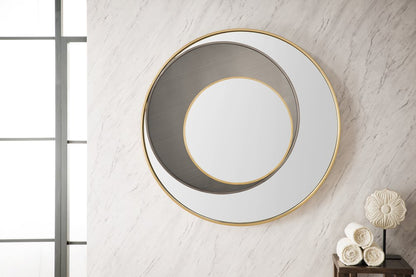 James Martin - Cosmos 35.4" Mirror, Radiant Gold and Onyx - 903-M35.4-RG-OX view 2