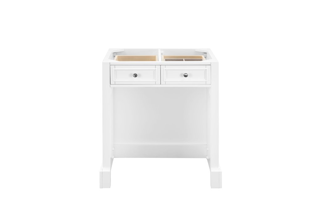 James Martin - De Soto 30" Countertop Unit, Bright White - 825-CU30-BW view 1