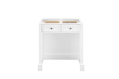 James Martin - De Soto 30" Countertop Unit, Bright White - 825-CU30-BW view 1