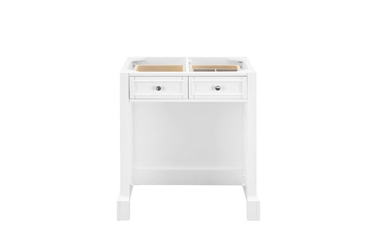 James Martin - De Soto 30" Countertop Unit, Bright White - 825-CU30-BW view 1