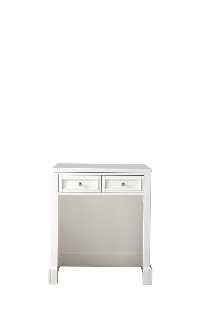 James Martin - De Soto 30" Countertop Unit, Bright White - 825-CU30-BW view 2