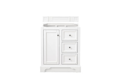 James Martin - De Soto 30" Single Vanity Cabinet, Bright White - 825-V30-BW view 1