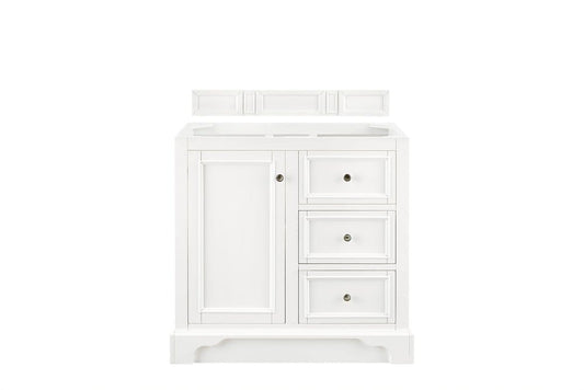 James Martin - De Soto 36" Single Vanity Cabinet, Bright White - 825-V36-BW view 1