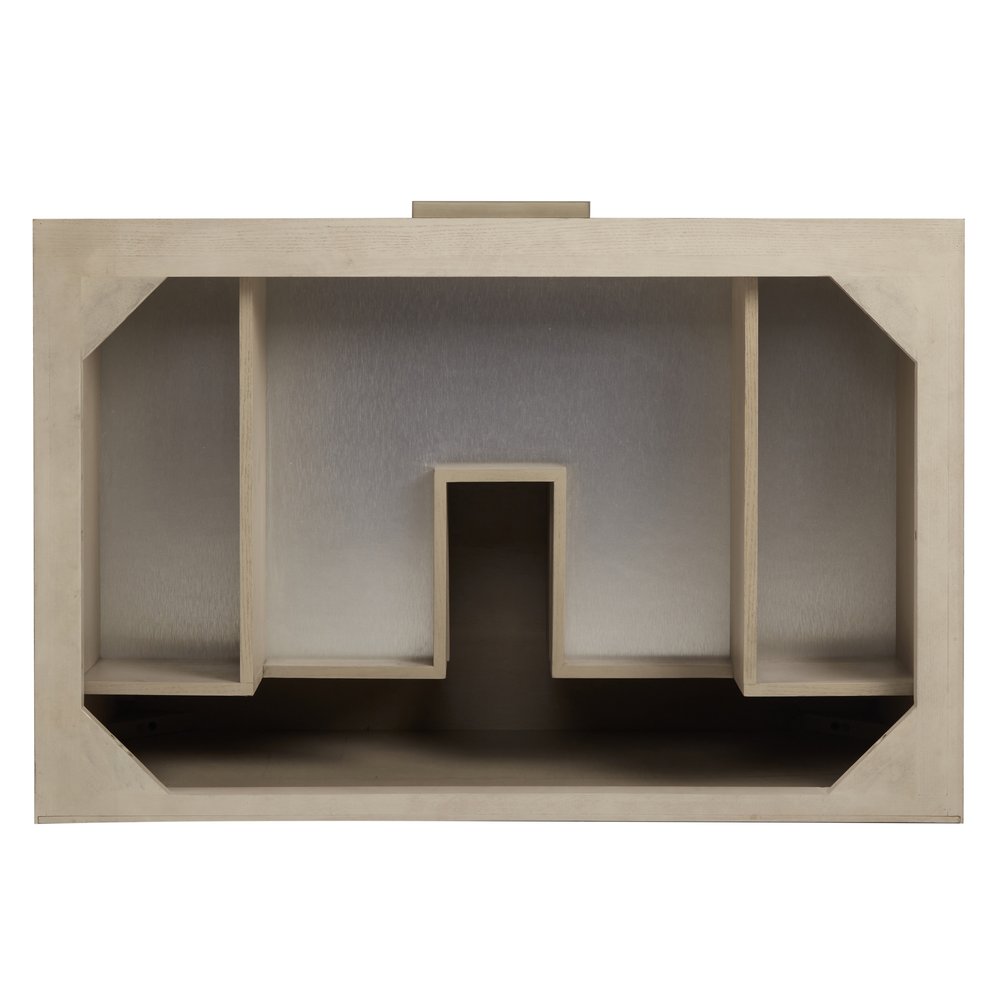 James Martin - Emmeline 36" Single Vanity Cabinet, Pebble Oak - D100-V36-PBO view 3