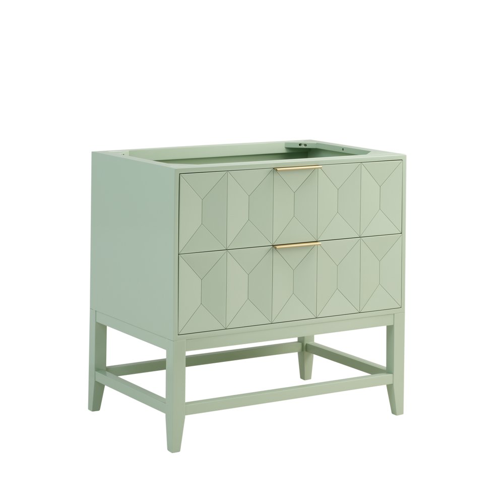 James Martin - Emmeline 36" Single Vanity Cabinet, Pistachio - D100-V36-PST view 1