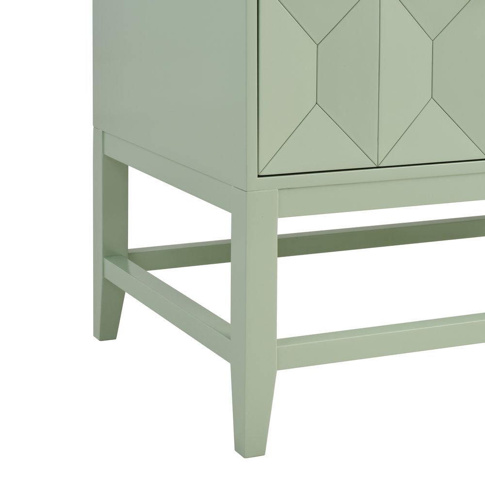 James Martin - Emmeline 36" Single Vanity, Pistachio w/ 3 CM Parisien Bleu Top - D100-V36-PST-3PBL view 12