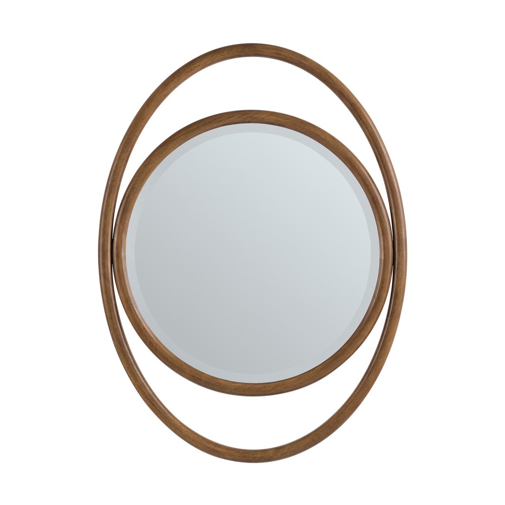 James Martin - Esca 28" Mirror, Mid-Century Walnut - 242-MO28-WLT view 1