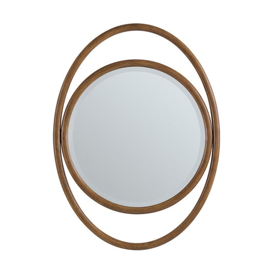 James Martin - Esca 28" Mirror, Mid-Century Walnut - 242-MO28-WLT view 1