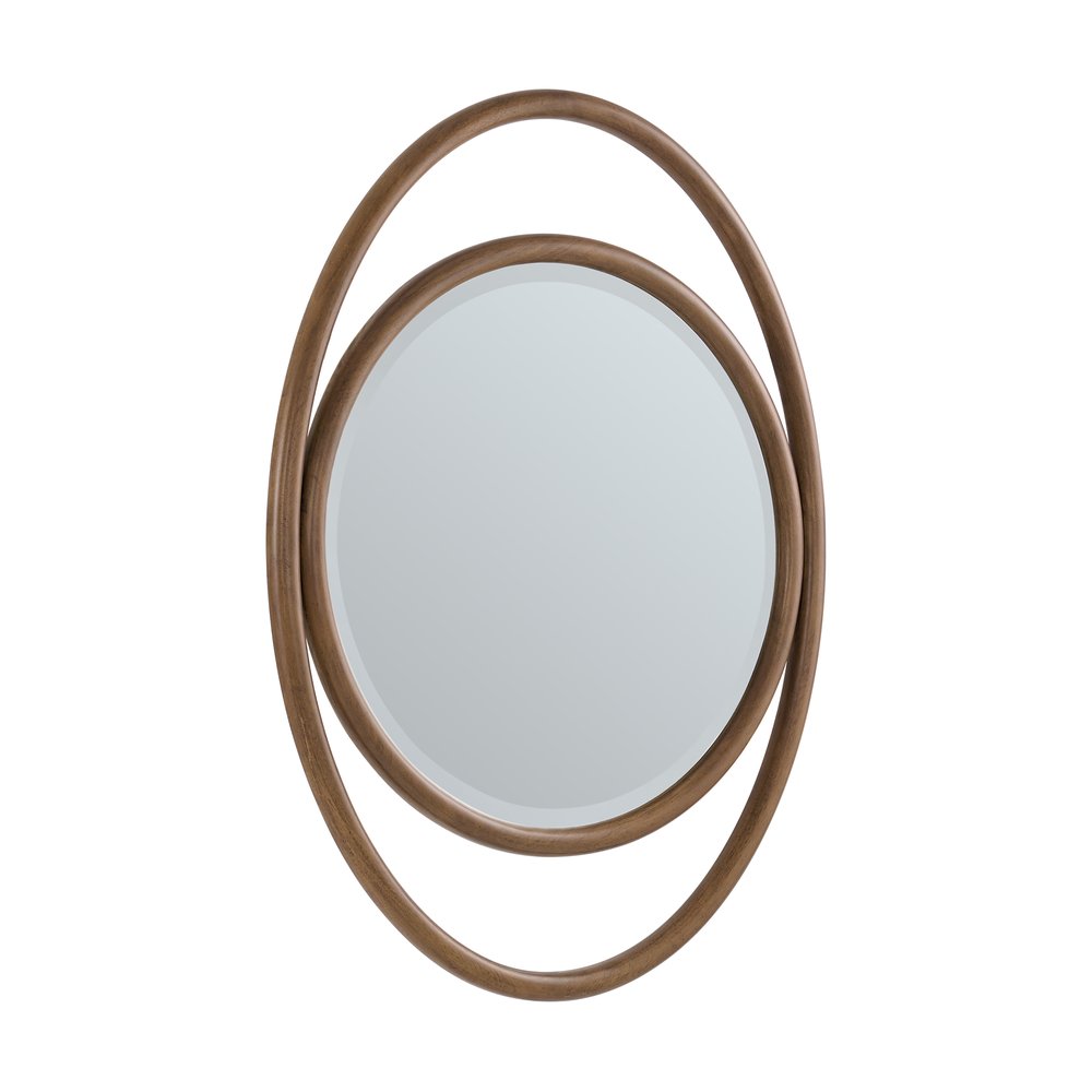 James Martin - Esca 28" Mirror, Mid-Century Walnut - 242-MO28-WLT view 2
