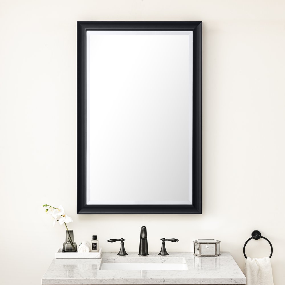 James Martin - Glenbrooke 26" Mirror, Black Onyx - 735-M26-BKO view 2