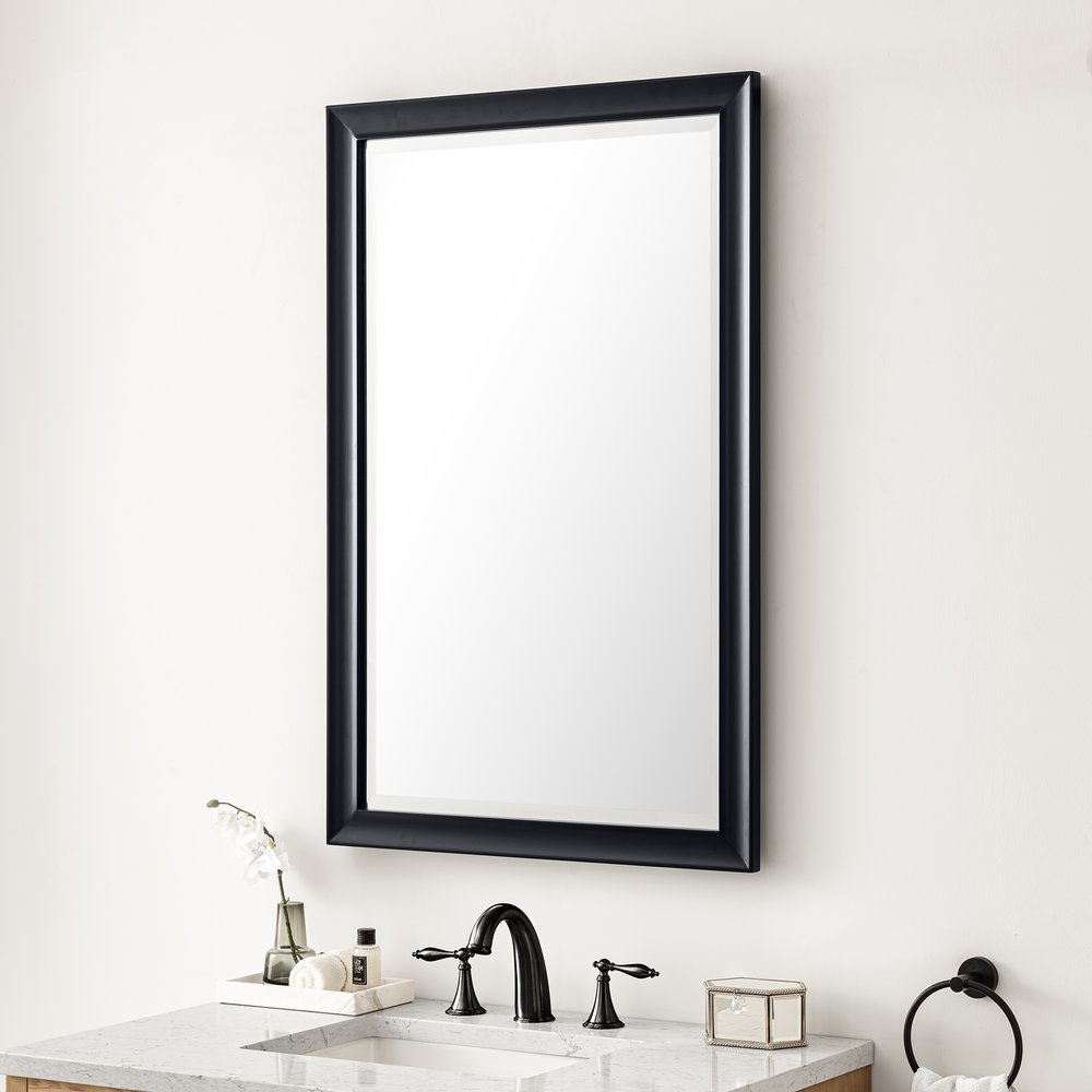 James Martin - Glenbrooke 26" Mirror, Black Onyx - 735-M26-BKO view 3