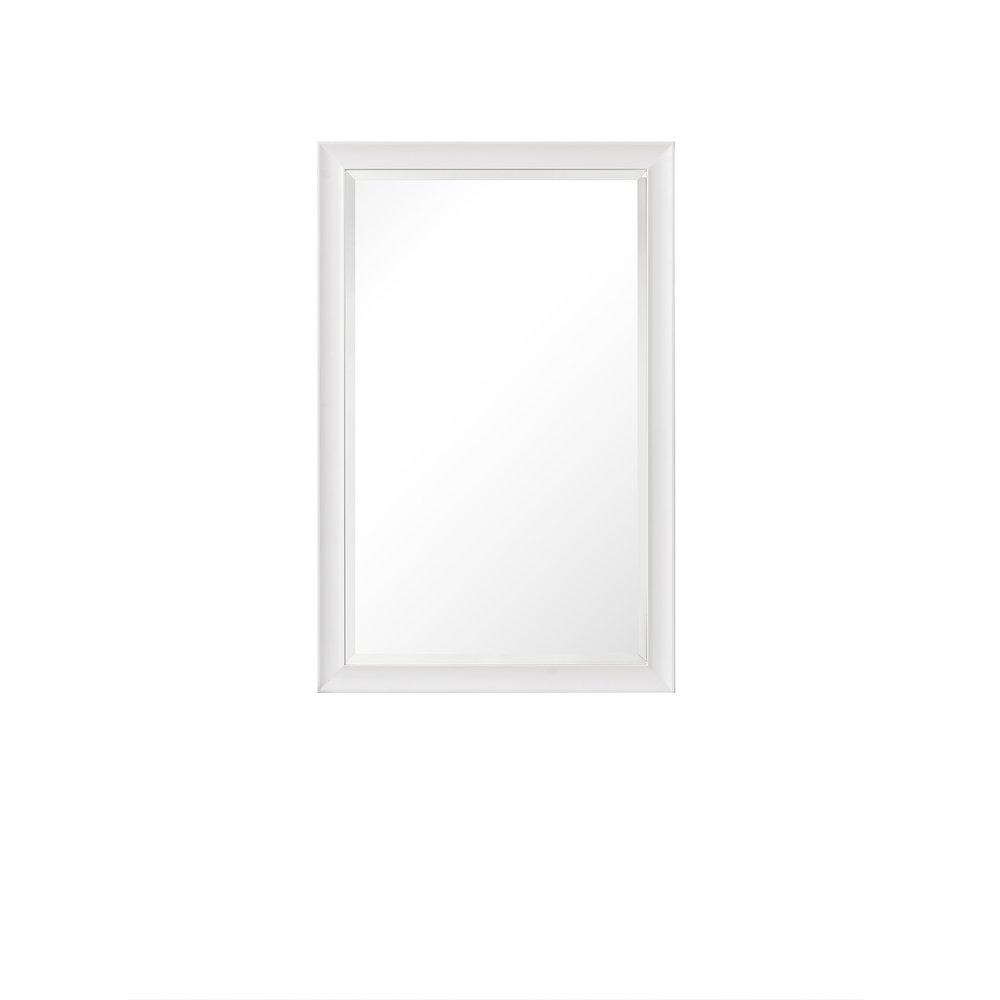 James Martin - Glenbrooke 26" Mirror, Bright White - 735-M26-BW view 1
