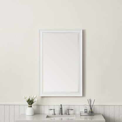 James Martin - Glenbrooke 26" Mirror, Bright White - 735-M26-BW view 3