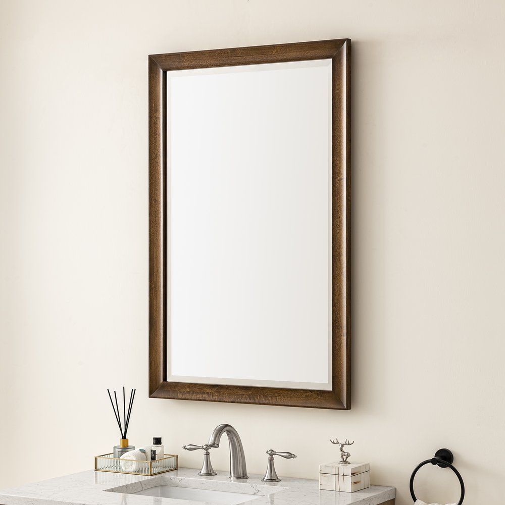 James Martin - Glenbrooke 26" Mirror, Country Oak - 735-M26-COK view 3