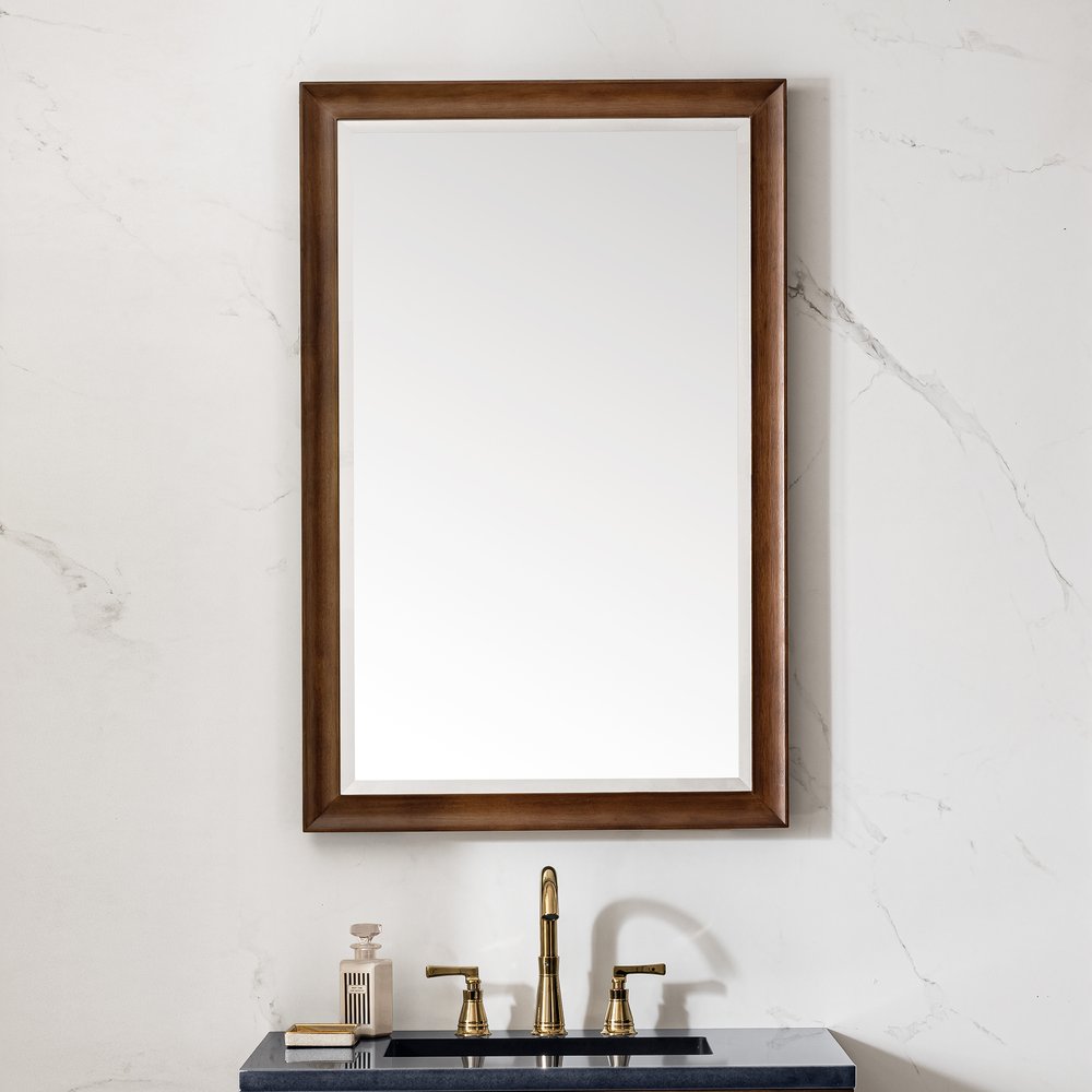 James Martin - Glenbrooke 26" Mirror, Mid-Century Walnut - 735-M26-WLT view 2