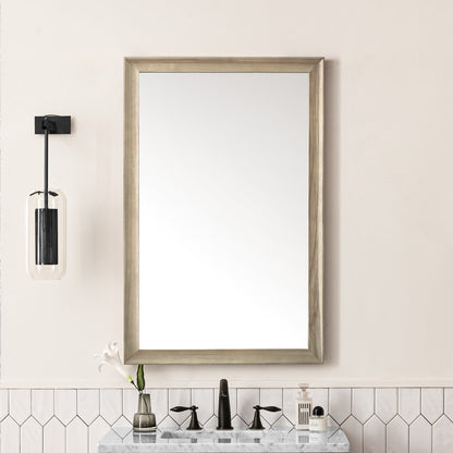 James Martin - Glenbrooke 26" Mirror, Whitewashed Oak - 735-M26-WWO view 2
