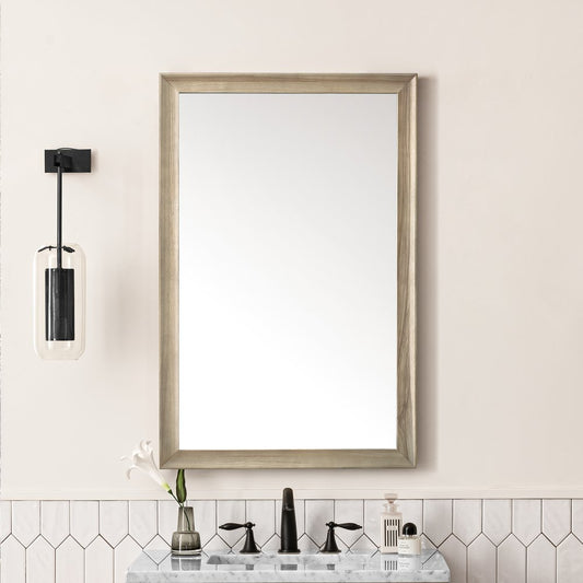 James Martin - Glenbrooke 26" Mirror, Whitewashed Oak - 735-M26-WWO view 2