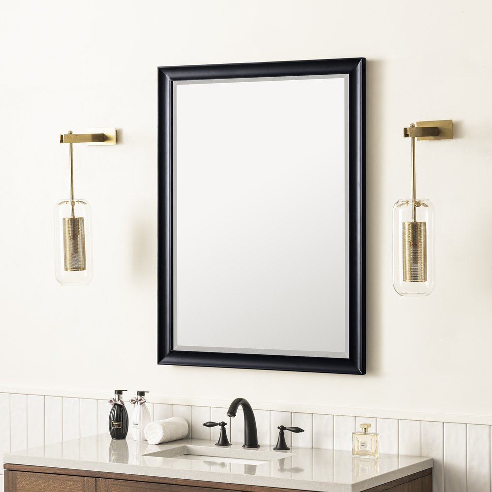 James Martin - Glenbrooke 30" Mirror, Black Onyx - 735-M30-BKO view 3