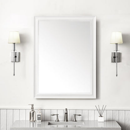 James Martin - Glenbrooke 30" Mirror, Bright White - 735-M30-BW view 2