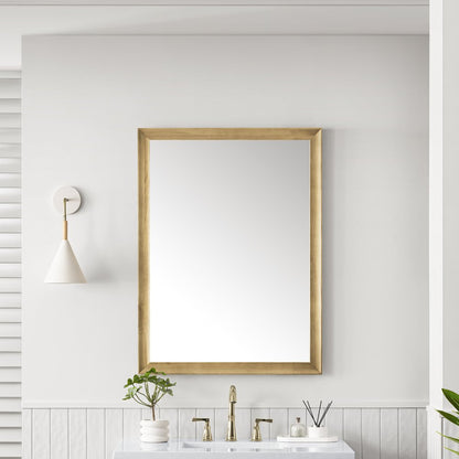 James Martin - Glenbrooke 30" Mirror, Light Natural Oak - 735-M30-LNO view 2