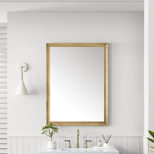 James Martin - Glenbrooke 30" Mirror, Light Natural Oak - 735-M30-LNO view 2
