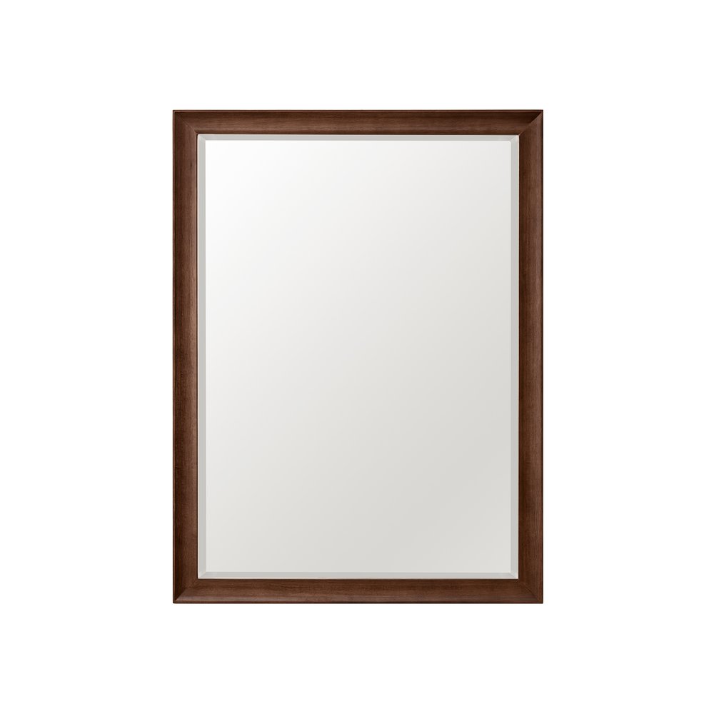 James Martin - Glenbrooke 30" Mirror, Mid-Century Walnut - 735-M30-WLT view 1