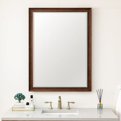 James Martin - Glenbrooke 30" Mirror, Mid-Century Walnut - 735-M30-WLT view 2