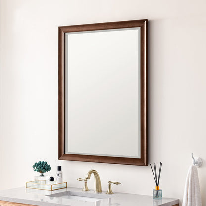 James Martin - Glenbrooke 30" Mirror, Mid-Century Walnut - 735-M30-WLT view 3