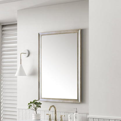 James Martin - Glenbrooke 30" Mirror, Whitewashed Oak - 735-M30-WWO view 3