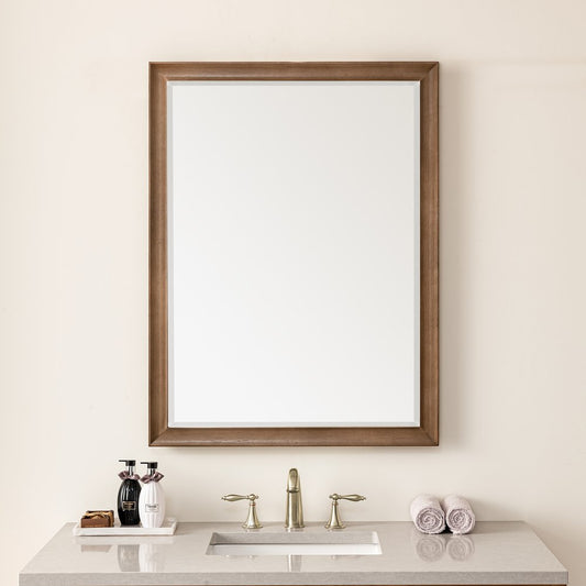 James Martin - Glenbrooke 30" Mirror, Whitewashed Walnut - 735-M30-WWW view 2