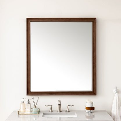 James Martin - Glenbrooke 36" Mirror, Mid-Century Walnut - 735-M36-WLT view 2