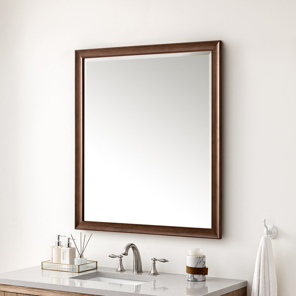 James Martin - Glenbrooke 36" Mirror, Mid-Century Walnut - 735-M36-WLT view 3