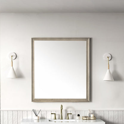 James Martin - Glenbrooke 36" Mirror, Whitewashed Oak - 735-M36-WWO view 2