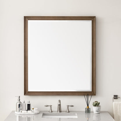 James Martin - Glenbrooke 36" Mirror, Whitewashed Walnut - 735-M36-WWW view 2