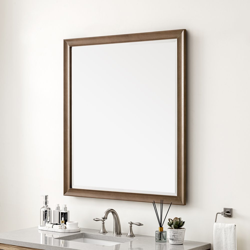 James Martin - Glenbrooke 36" Mirror, Whitewashed Walnut - 735-M36-WWW view 3