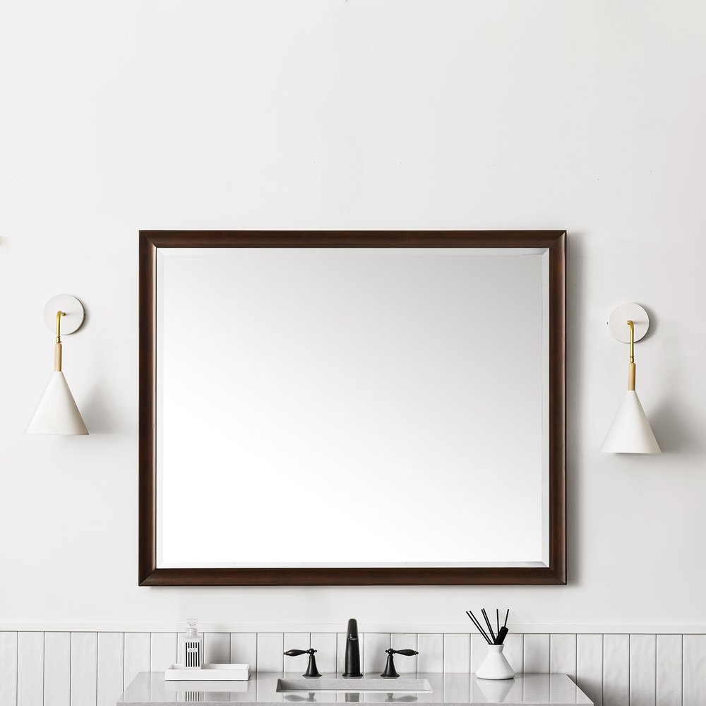 James Martin - Glenbrooke 48" Mirror, Burnished Mahogany - 735-M48-BNM view 2