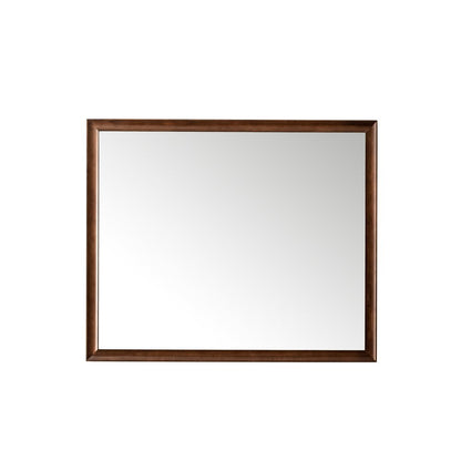 James Martin - Glenbrooke 48" Mirror, Mid-Century Walnut - 735-M48-WLT view 1