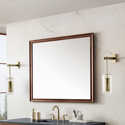 James Martin - Glenbrooke 48" Mirror, Mid-Century Walnut - 735-M48-WLT view 3