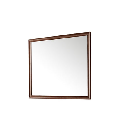 James Martin - Glenbrooke 48" Mirror, Mid-Century Walnut - 735-M48-WLT view 4
