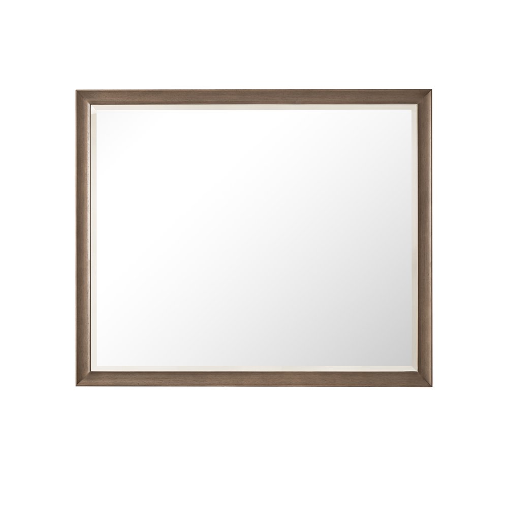 James Martin - Glenbrooke 48" Mirror, Whitewashed Walnut - 735-M48-WWW view 1
