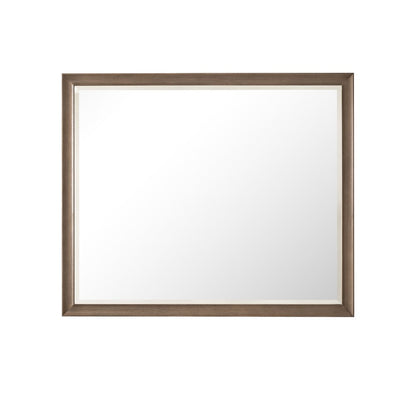 James Martin - Glenbrooke 48" Mirror, Whitewashed Walnut - 735-M48-WWW view 1
