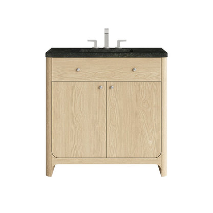 James Martin - Gracyn 36" Single Vanity, Coastal Driftwood, w/ 3 CM Phantome Eclos Widespread Top - D125-V36-CSD-WPHT view 1