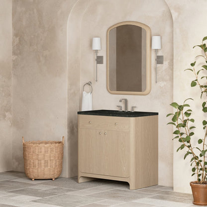James Martin - Gracyn 36" Single Vanity, Coastal Driftwood, w/ 3 CM Phantome Eclos Widespread Top - D125-V36-CSD-WPHT view 3