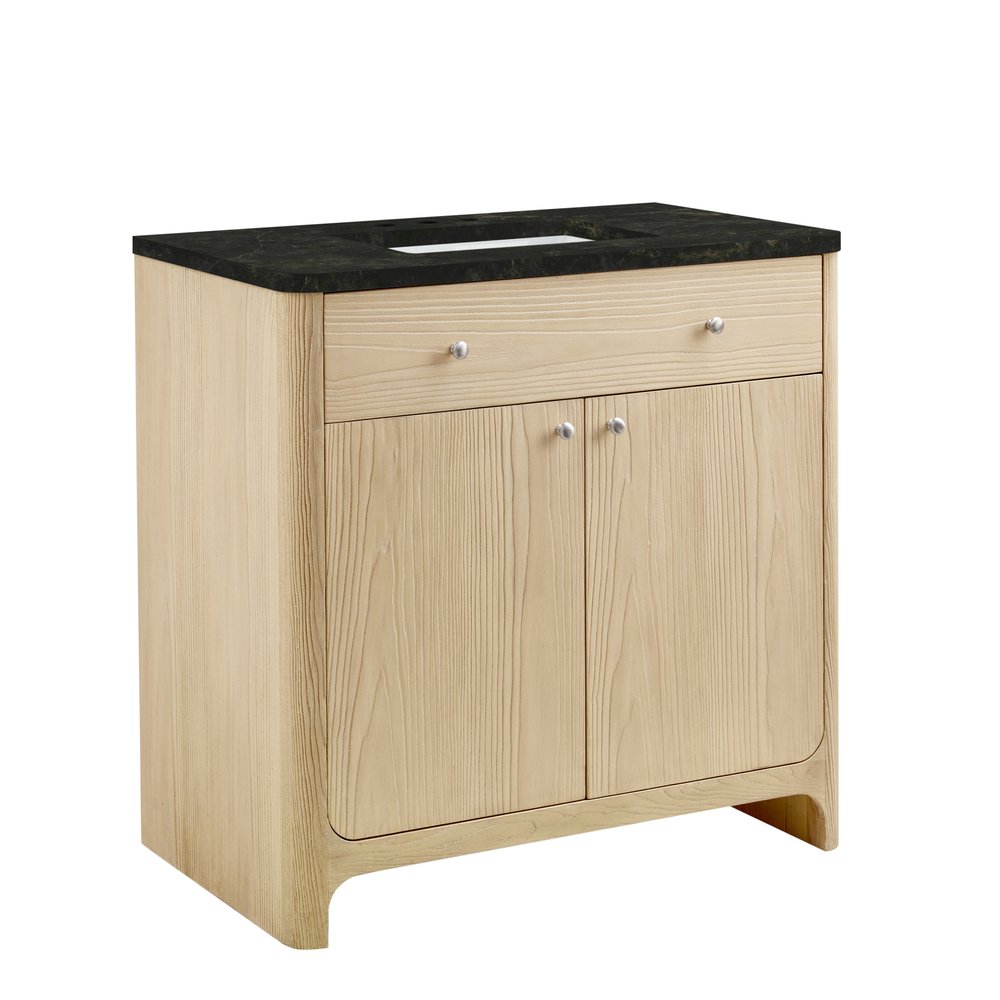 James Martin - Gracyn 36" Single Vanity, Coastal Driftwood, w/ 3 CM Phantome Eclos Widespread Top - D125-V36-CSD-WPHT view 6