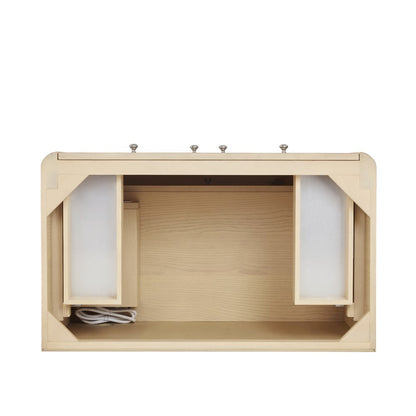 James Martin - Gracyn 36" Single Vanity, Coastal Driftwood, w/ 3 CM White Zeus Quartz Top - D125-V36-CSD-3WZ view 6