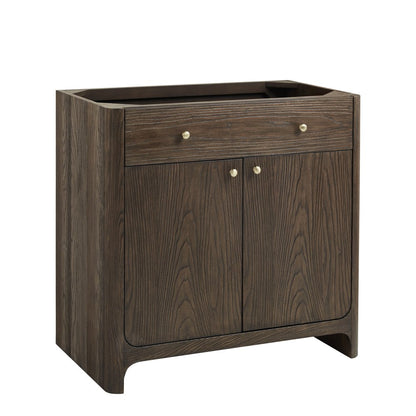 James Martin - Gracyn 36" Single Vanity, Sable - D125-V36-SBL view 1