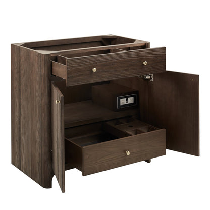 James Martin - Gracyn 36" Single Vanity, Sable - D125-V36-SBL view 3