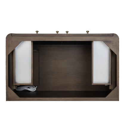 James Martin - Gracyn 36" Single Vanity, Sable, w/ 3 CM Victorian Silver Quartz Widespread Top - D125-V36-SBL-WVSL view 5