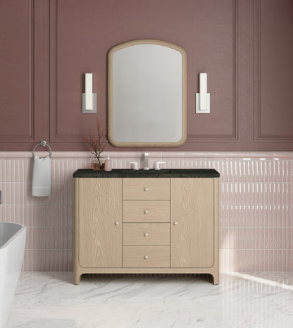 James Martin - Gracyn 48" Single Vanity, Coastal Driftwood, w/ 3 CM Phantome Eclos Widespread Top - D125-V48-CSD-WPHT view 2