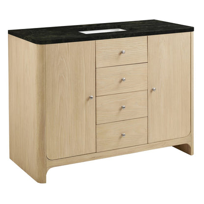 James Martin - Gracyn 48" Single Vanity, Coastal Driftwood, w/ 3 CM Phantome Eclos Widespread Top - D125-V48-CSD-WPHT view 6
